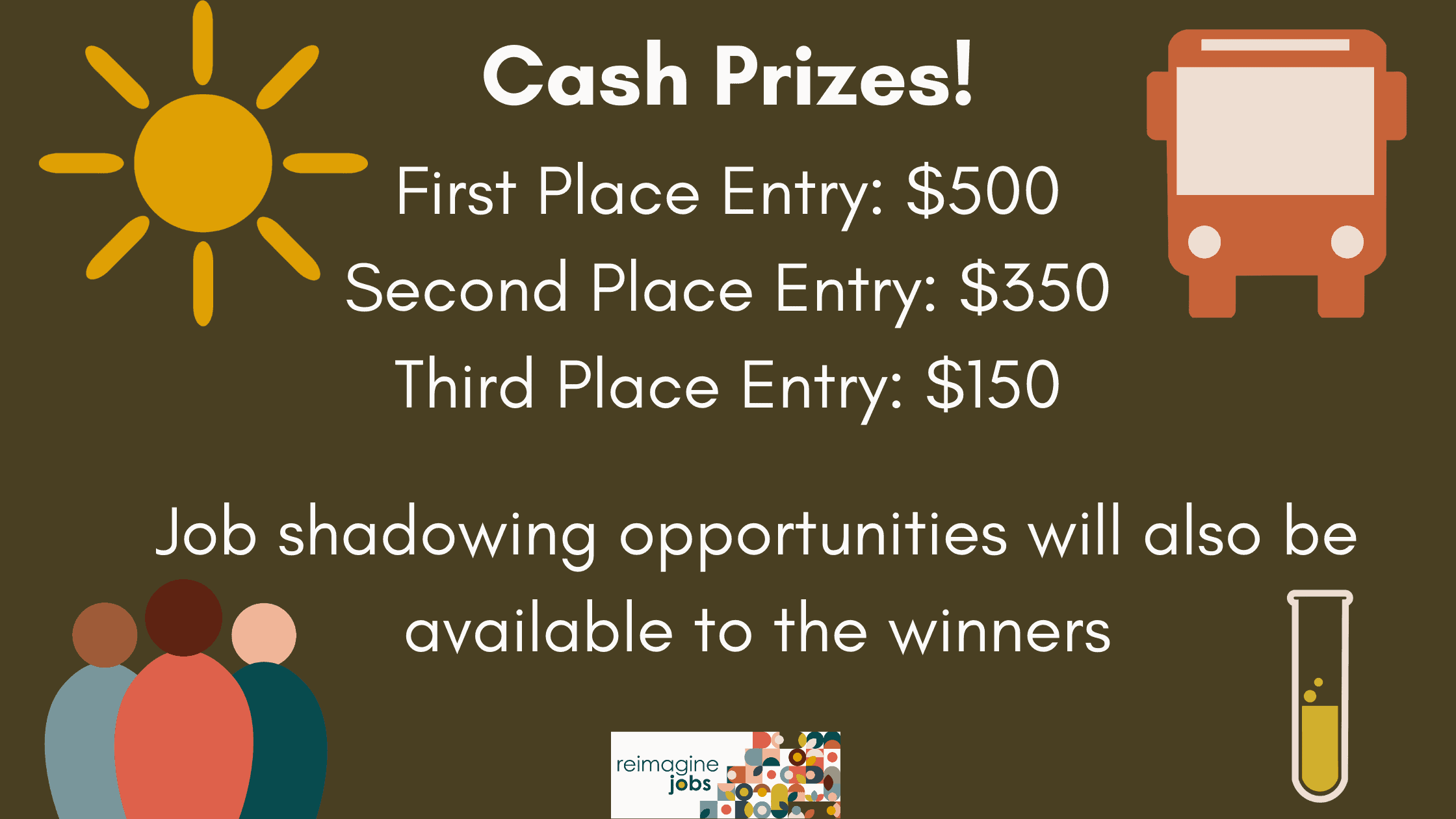 First Place Entry $500 Second Place Entry $350 Third Place Entry $150 (1)